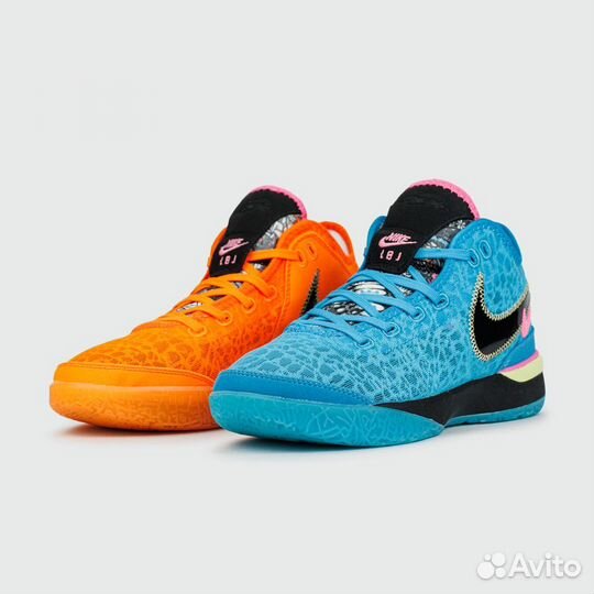 Zoom LeBron nxxt Gen EP Blue Orange