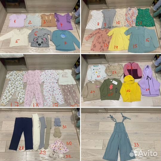 Детские вещи на девочку 86 92