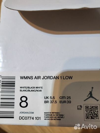 Продам Джорданы 1 LOW оригинал Р.39