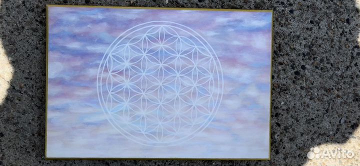 Картина Цветок жизни акрил