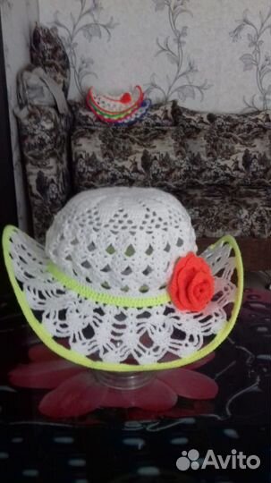 Вязаные шляпки на лето