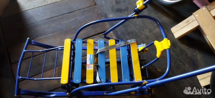 Детские санки с колесами Ника 3