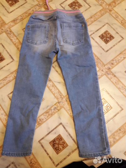 Джинсы для девочки р116