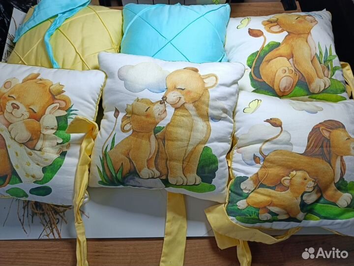 Бортики в детскую кроватку