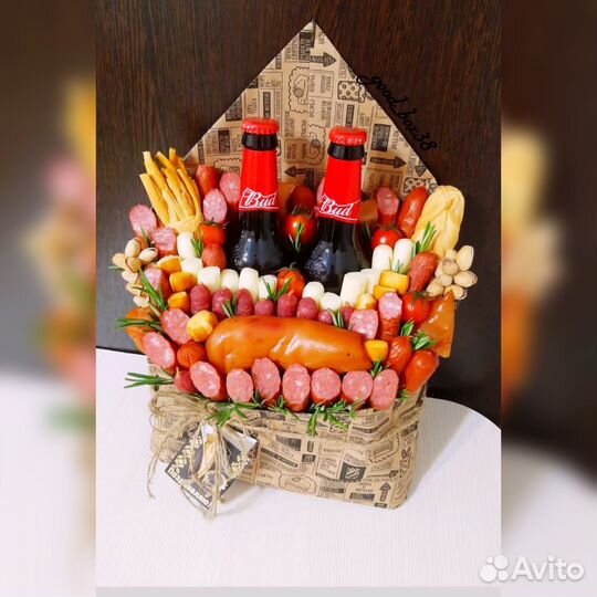 Съедобные букеты для мужчин