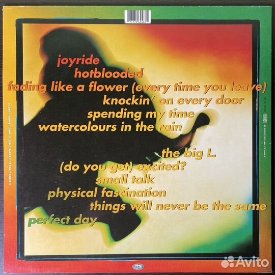 Roxette – Joyride (Германия 1991г.)