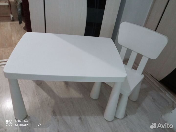 Детский столик и стульчик IKEA мамут