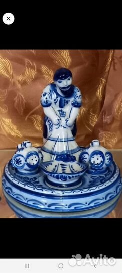 Набор для специй гжель Невод