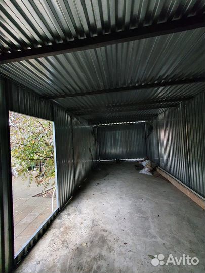 Гараж Пенал из волнового профиля