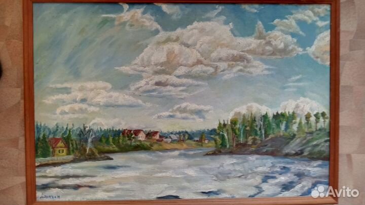 Картина маслом пейзаж 