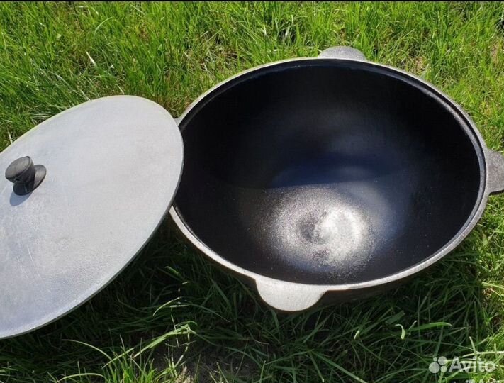 Казан чугунный узбекский 16л