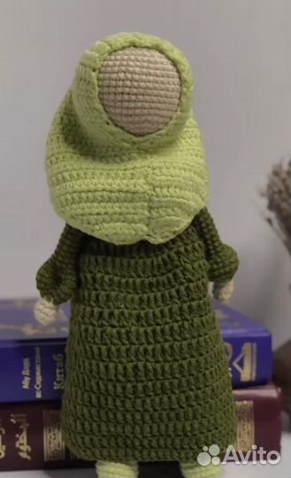 Вязаная куколка мусульманка