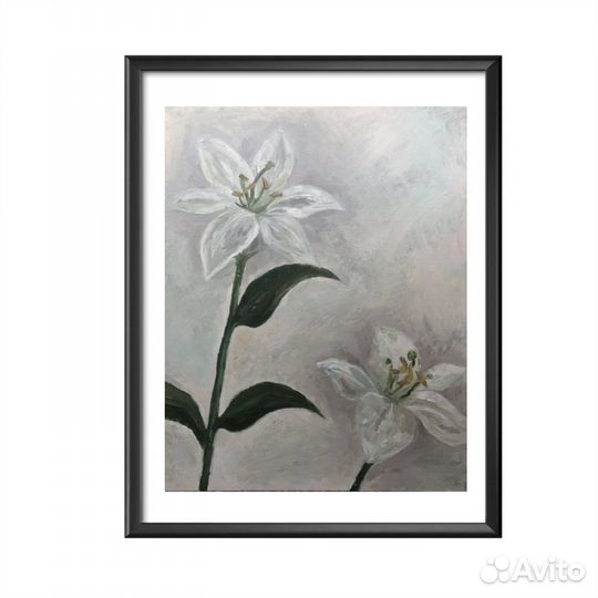 Картина маслом на холсте 