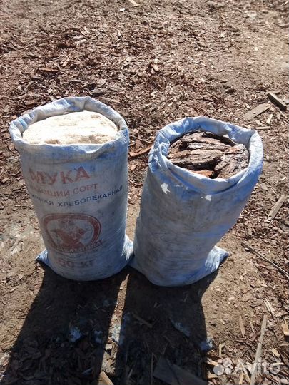 Кора,опилок, хвойных пород древесины,в мешках