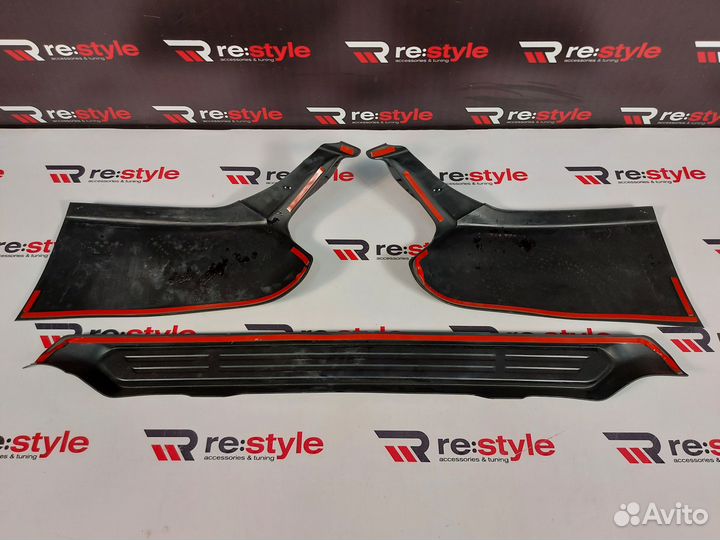 Губа задняя Toyota Land Cruiser Prado 150 3м с18г