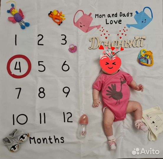 Плед, пеленка для фотосессии малыша