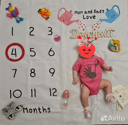 Плед, пеленка для фотосессии малыша