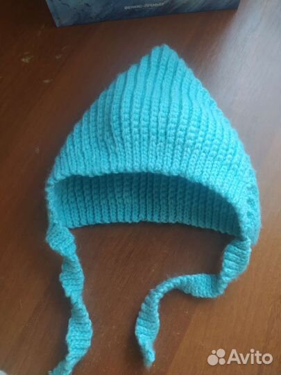 Шапочка гномик для малыша, пинетки