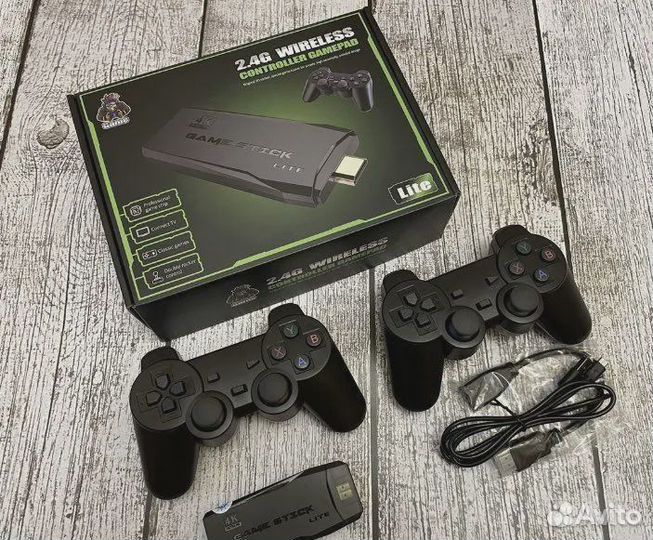 Игровая приставка Game Stick 64GB (sega,PS,dendy)