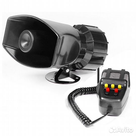 Сирена громкоговоритель 30 W (3 мелодии)