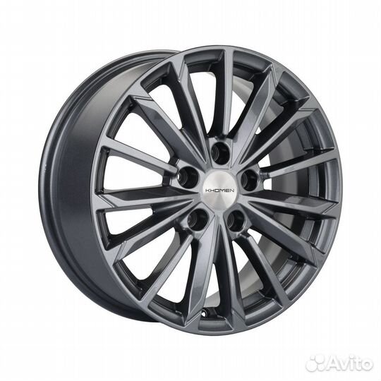 Литые диски 6.5x16 5x112 57.1 ET41 khomen KHW 1611 gray