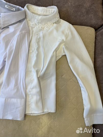 Школьные блузки для девочки до 140