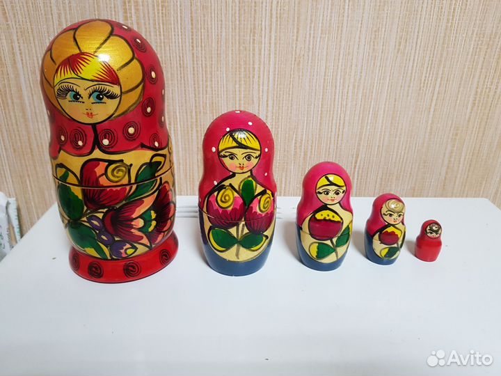 Матрешка СССР, 5 шт