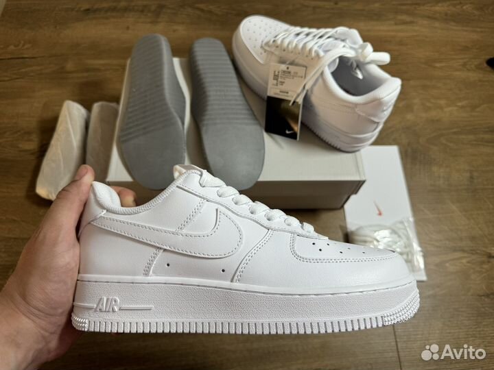 Nike Air Force 1 белые Оригинал качества