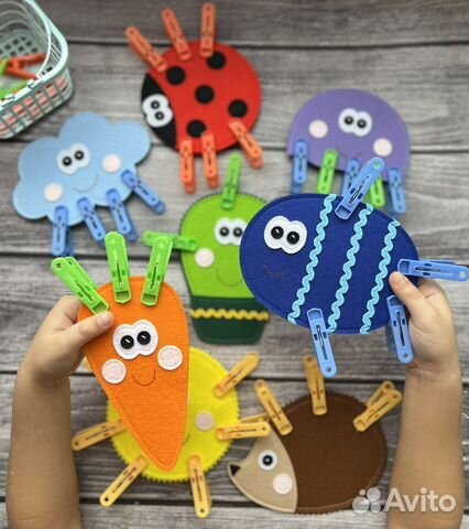 Развивающая игра из фетра