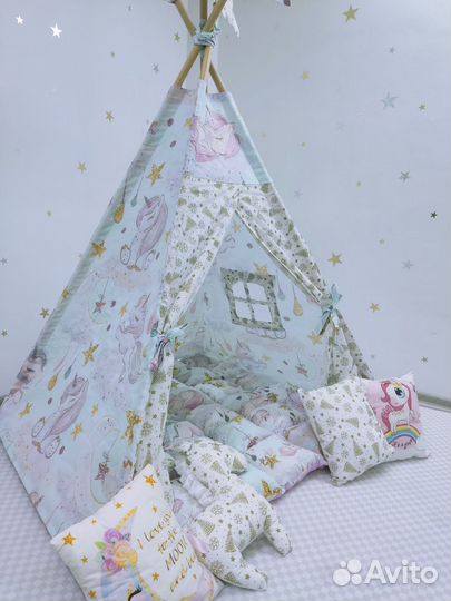 Вигвам детский Палатка шатер домик, новый