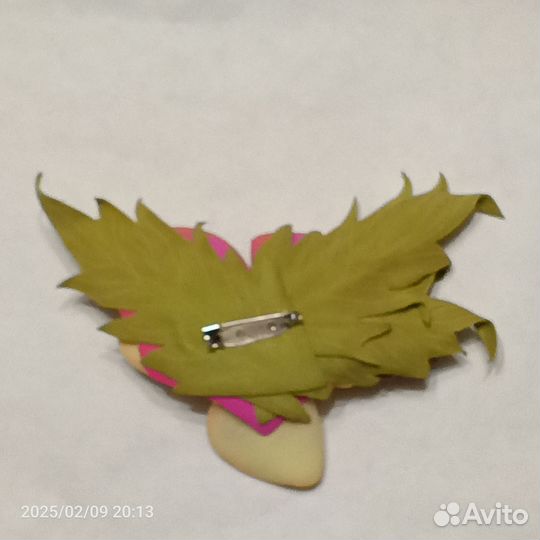 Брошь, ручной работы