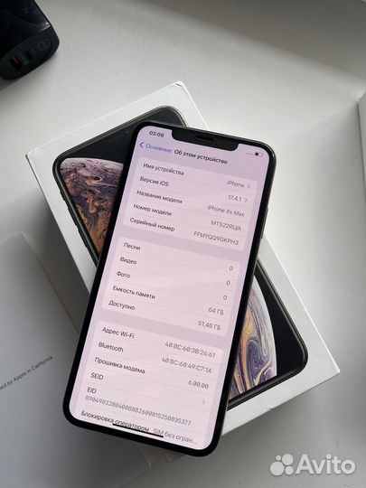 iPhone Xs Max, 64 ГБ