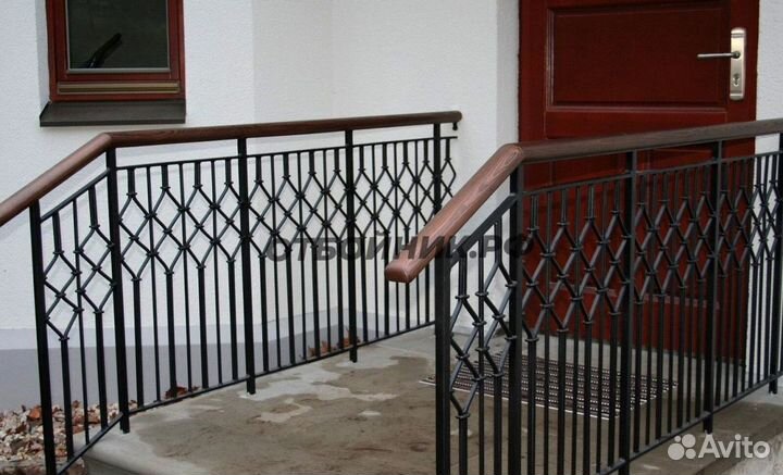 Металлические балконные ограждения Модель № 1820