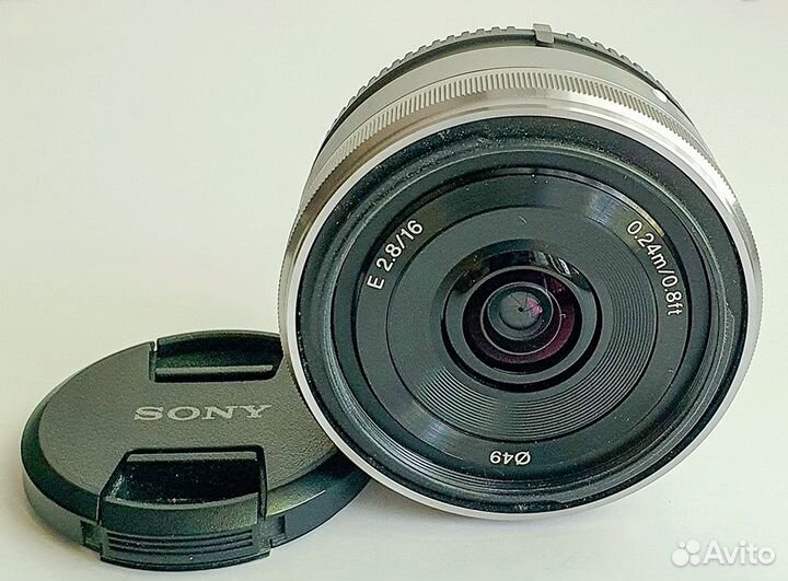 Объектив sony e 16/2,8