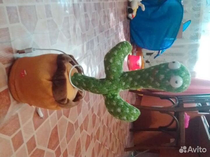 Говорящая игрушка кактус