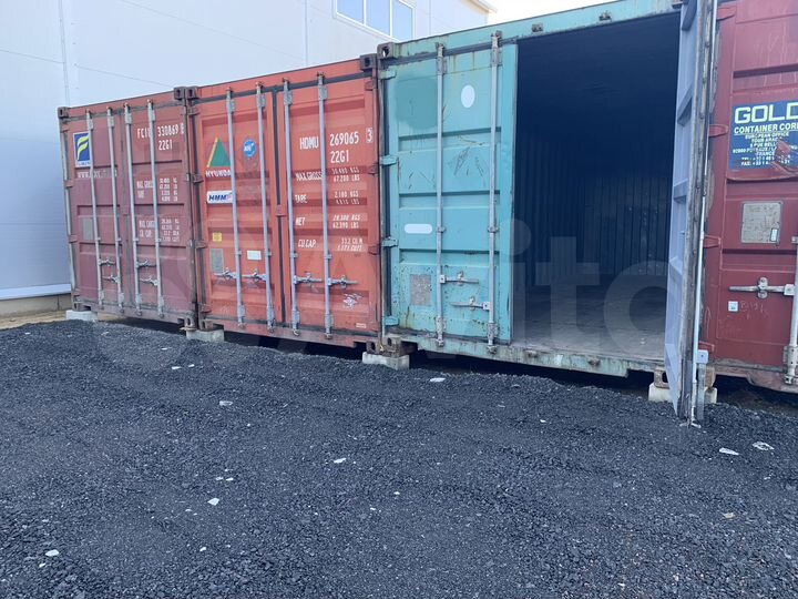 Контейнеры 15 - 30 м², 20 40 футов склад