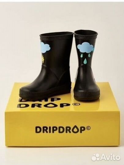 Детские резиновые сапоги Тучки