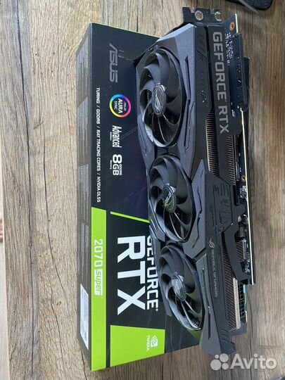 Видеокарта Asus rog strix Geforce rtx 2070 super