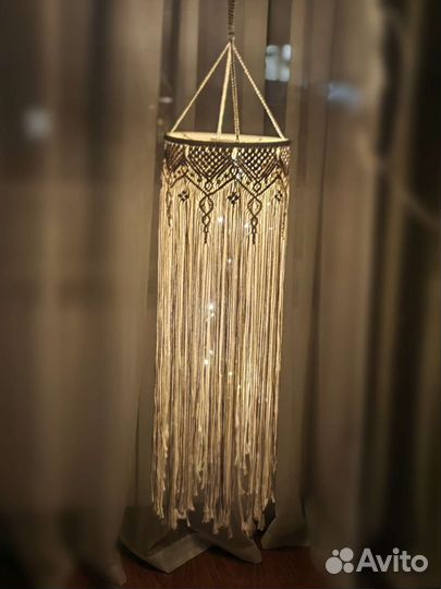 Абажур макраме