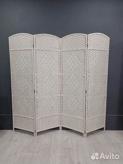 Ширма из натурального ротанга