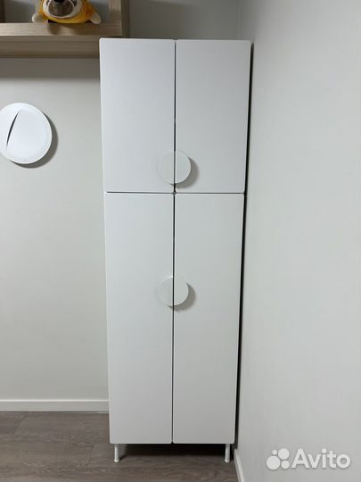 Детский шкаф IKEA стува белый и шкафчики