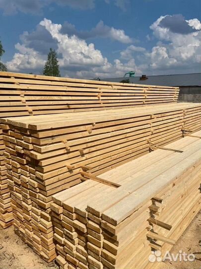 Доска обрезная 25Х150X6000