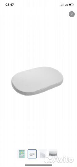 Наматрасник овальный 125*75