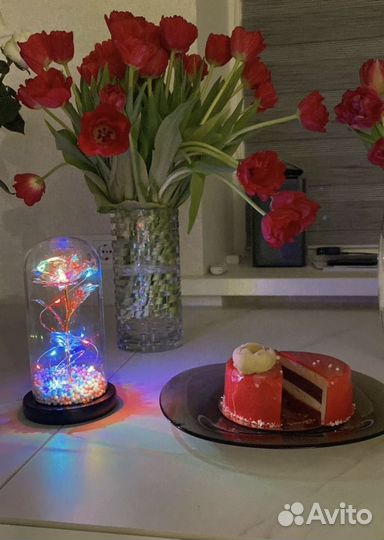 Светильник роза