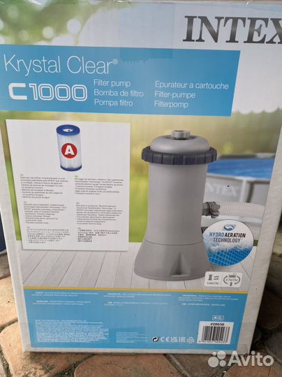Катриджный фильтрующий насос Intex C1000