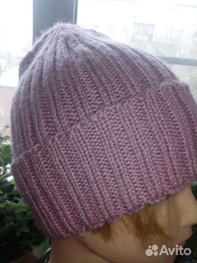 Шапки женские вязаные 54-58 р.ручная работа