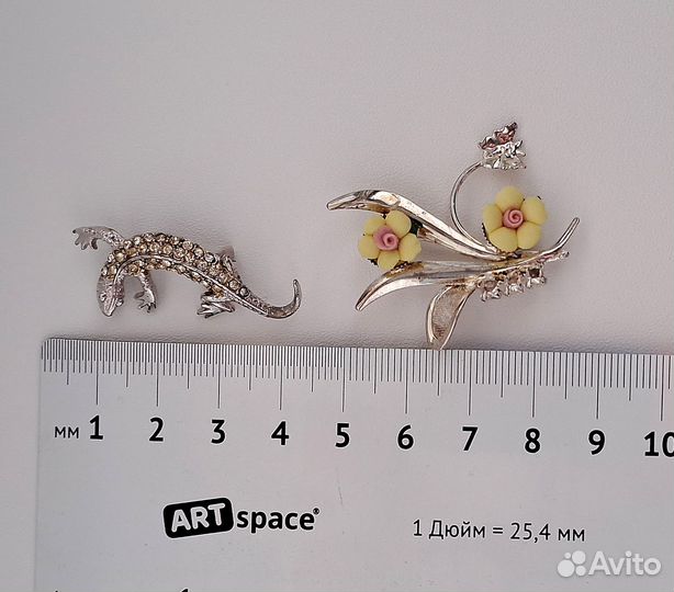 Винтажная брошь