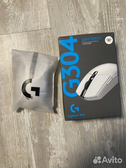 Игровая беспроводная мышь logitech g304 белая
