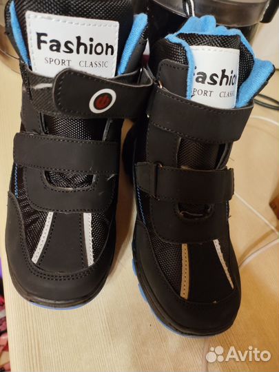 Ботинки зимние 34 размер новые