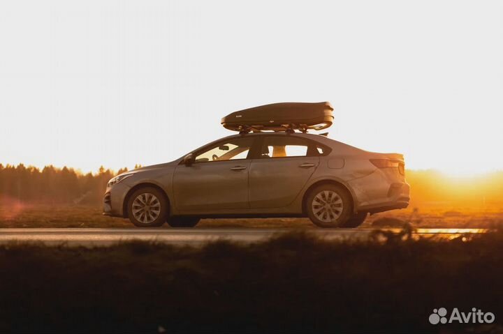 Бокс на крышу LUX irbis 450L черный